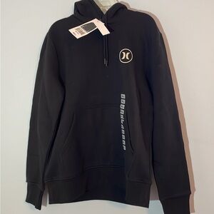 Hurley Men’s  Black Pullover Hooded Sweater